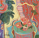 Blossoms on French Chair Blossoms on French Chair